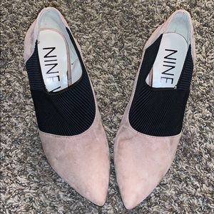 NEW Nine West Zaayer Heeled Suede Bootie 6.5M